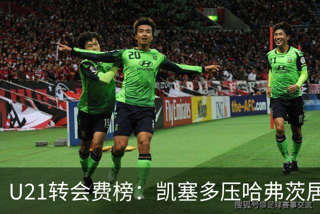 U21转会费榜：凯塞多压哈弗茨居首，M费、格瓦、内马尔、桑乔在列